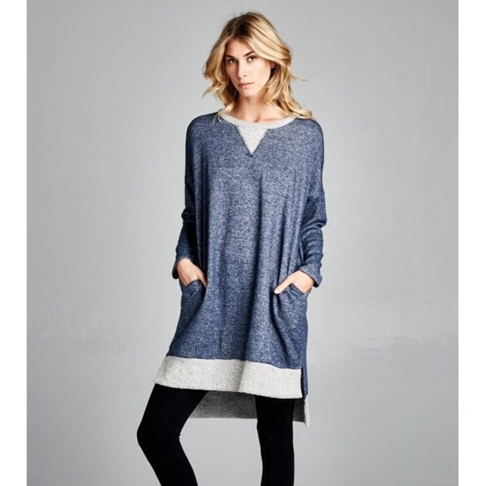 French Terry Knit Tunic
